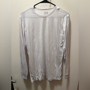 32 Degrees White Long Sleeve Men's Tee